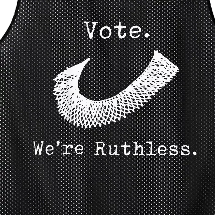 Women Vote WeRe Ruthless Mesh Reversible Basketball Jersey Tank