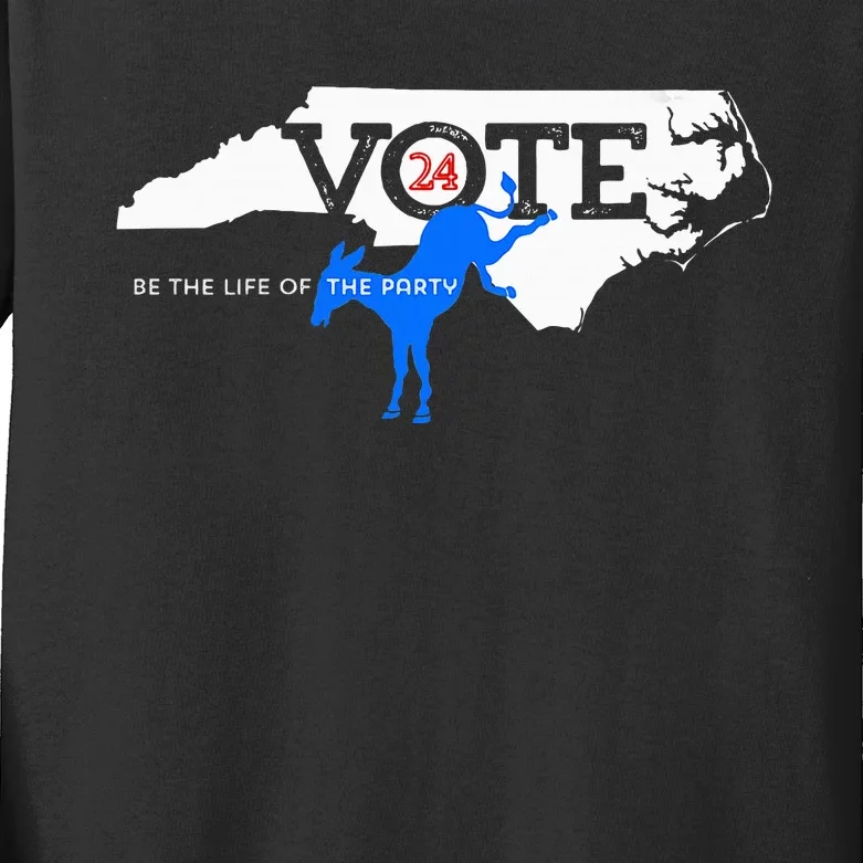 Wo Voice Your Vote Nc Kids Long Sleeve Shirt