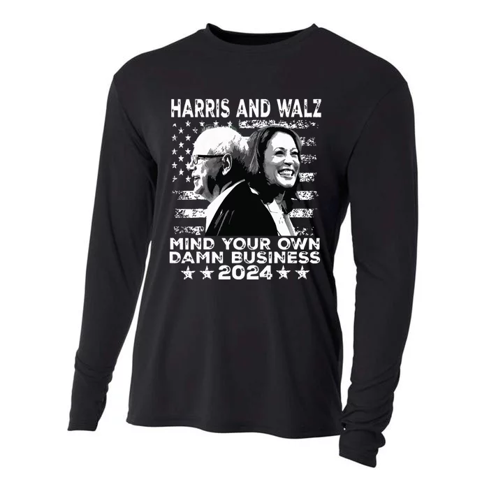 Walz Waltz 2024 Mind Your Own Damn Business Cooling Performance Long Sleeve Crew