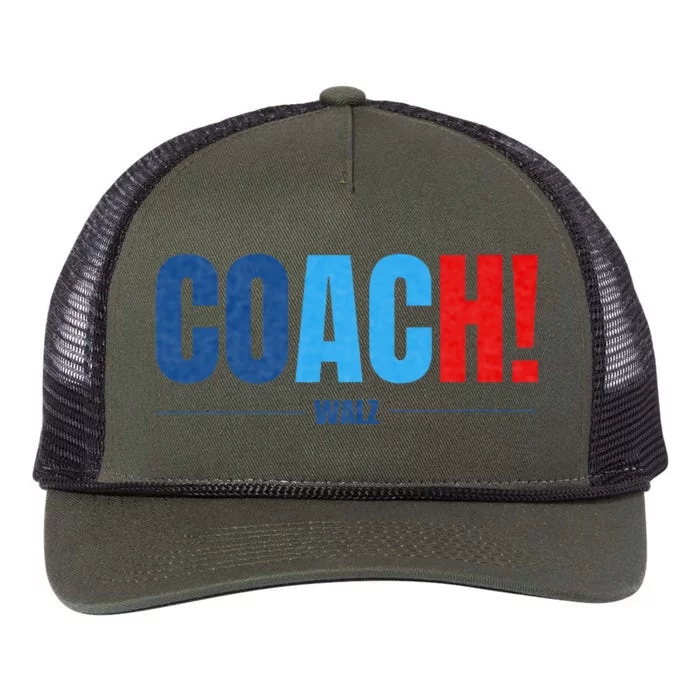 Waltz Walz 2024 Coach Retro Rope Trucker Hat Cap