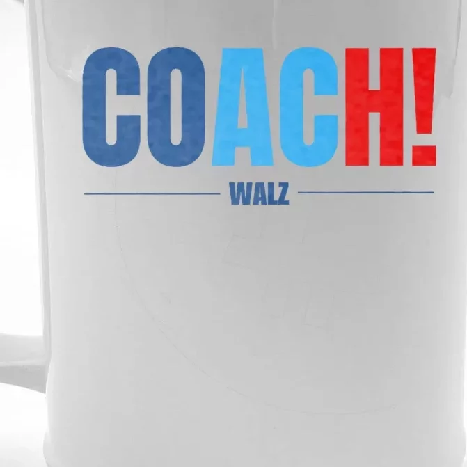 Waltz Walz 2024 Coach Front & Back Beer Stein