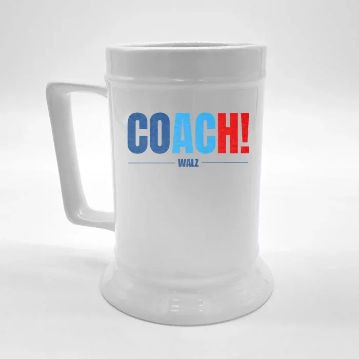 Waltz Walz 2024 Coach Front & Back Beer Stein