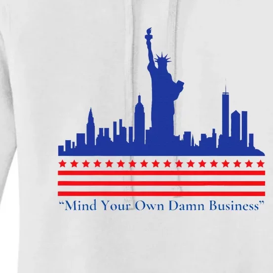 Waltz Walz 2024 Mind Your Own Damn Business Tim Waltz 2024 Women's Pullover Hoodie