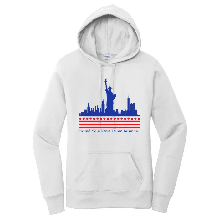 Waltz Walz 2024 Mind Your Own Damn Business Tim Waltz 2024 Women's Pullover Hoodie