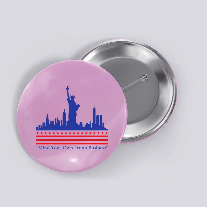 Waltz Walz 2024 Mind Your Own Business Campaign Art Button