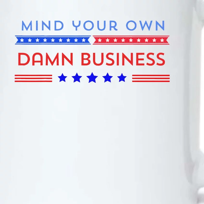 Waltz Walz 2024 Mind Your Business Campaign Design Black Color Changing Mug