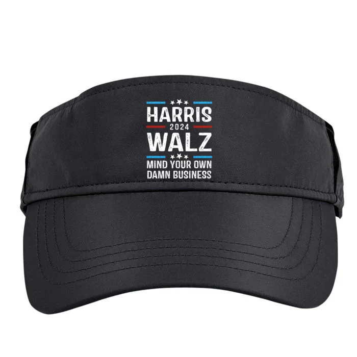 Walz Waltz 2024 Mind Your Own Damn Business Adult Drive Performance Visor