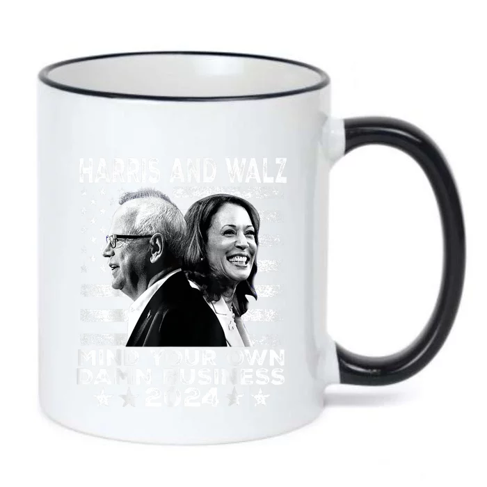 Walz Waltz 2024 Mind Your Own Damn Business Black Color Changing Mug