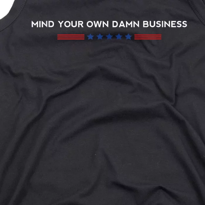 Walz Waltz 2024 Mind Your Own Damn Business Tank Top