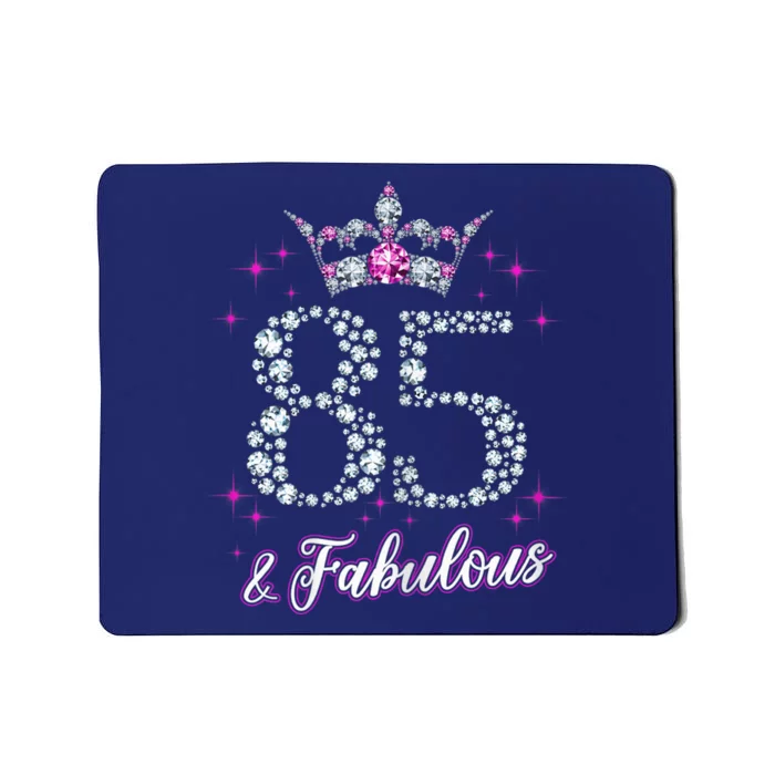 Wo Wo 85 And Fabulous 1935 85Th Birthday Present Gift Tee Mousepad