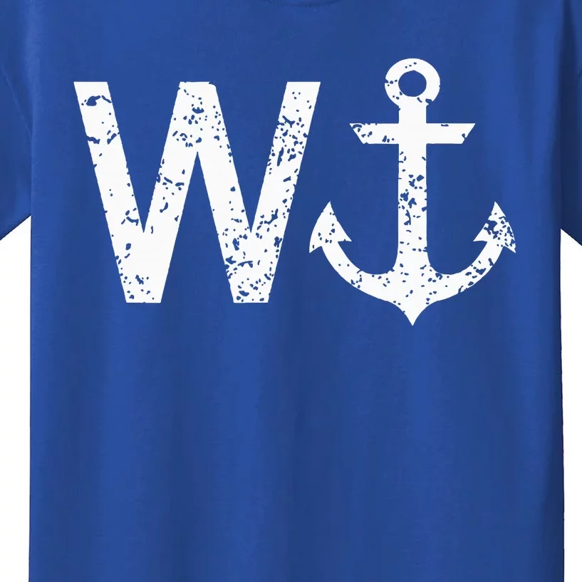 Wanker W Anchor Kids T-Shirt