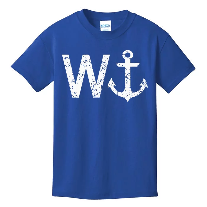 Wanker W Anchor Kids T-Shirt