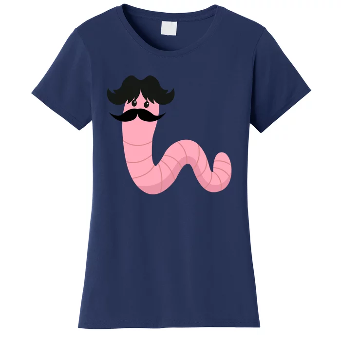 Worm With A Mustache James Tom Ariana Reality Women's T-Shirt