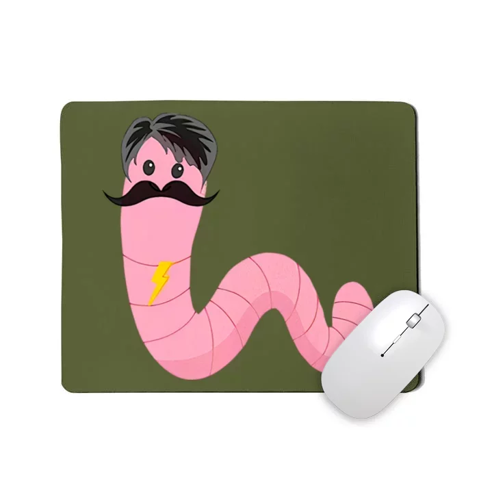 Worm With A Mustache James Tom Ariana Reality Mousepad