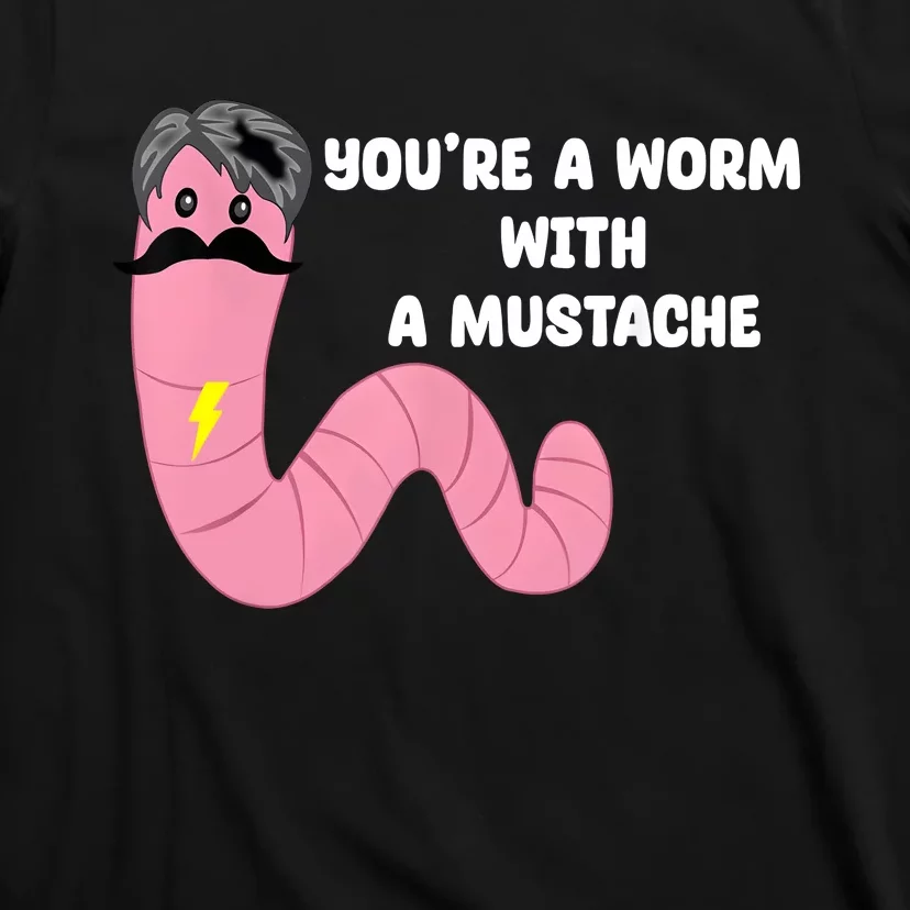 Worm With A Mustache James Tom Ariana Reality T-Shirt