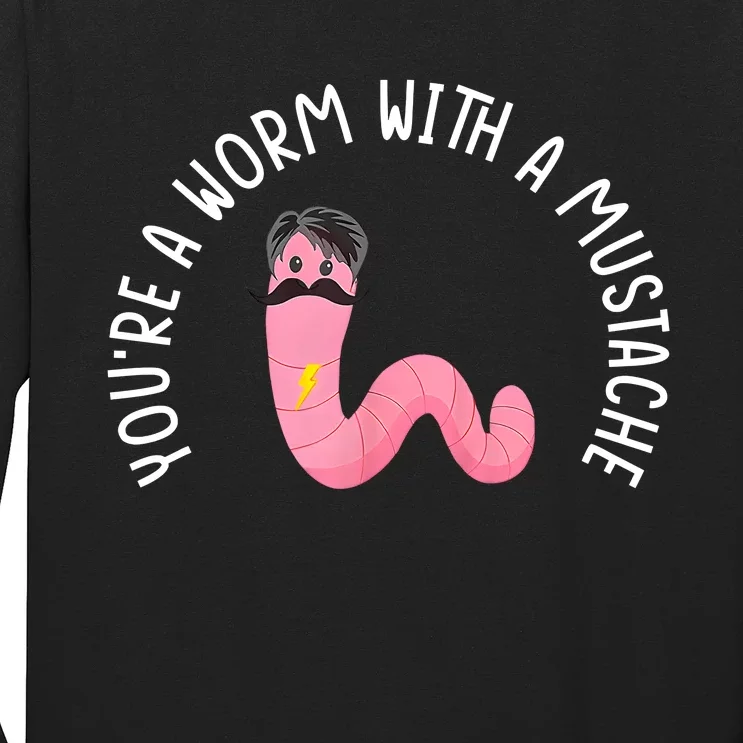 Worm With A Mustache James Tom Ariana Reality Funny Matching Long Sleeve Shirt