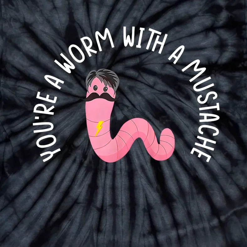 Worm With A Mustache James Tom Ariana Reality Funny Matching Tie-Dye T-Shirt