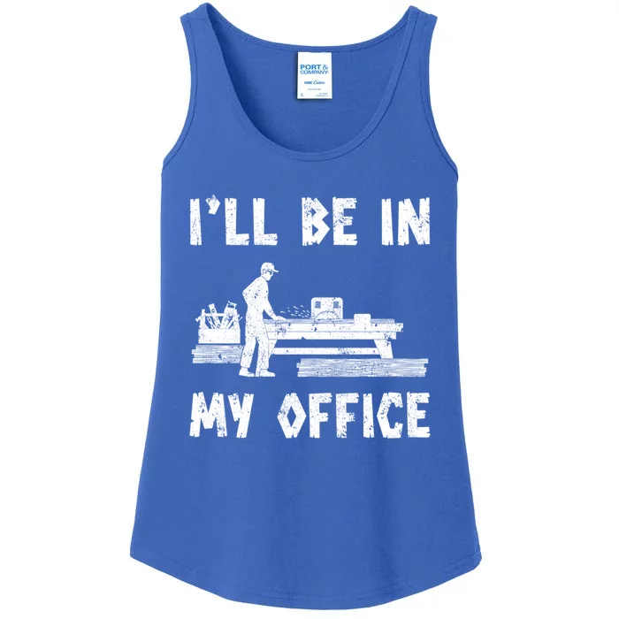 Woodworker Workshop As Office I Carpenter Gift Ladies Essential Tank