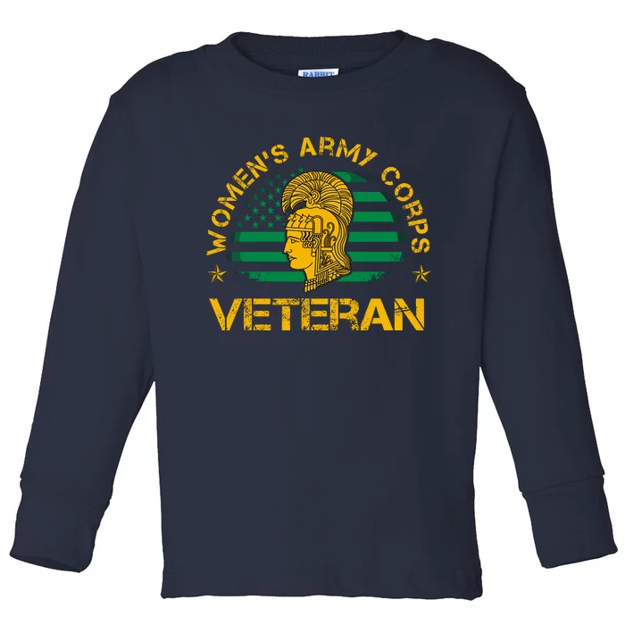 Wo WoS Army Corps Veteran WoS Army Corps Toddler Long Sleeve Shirt