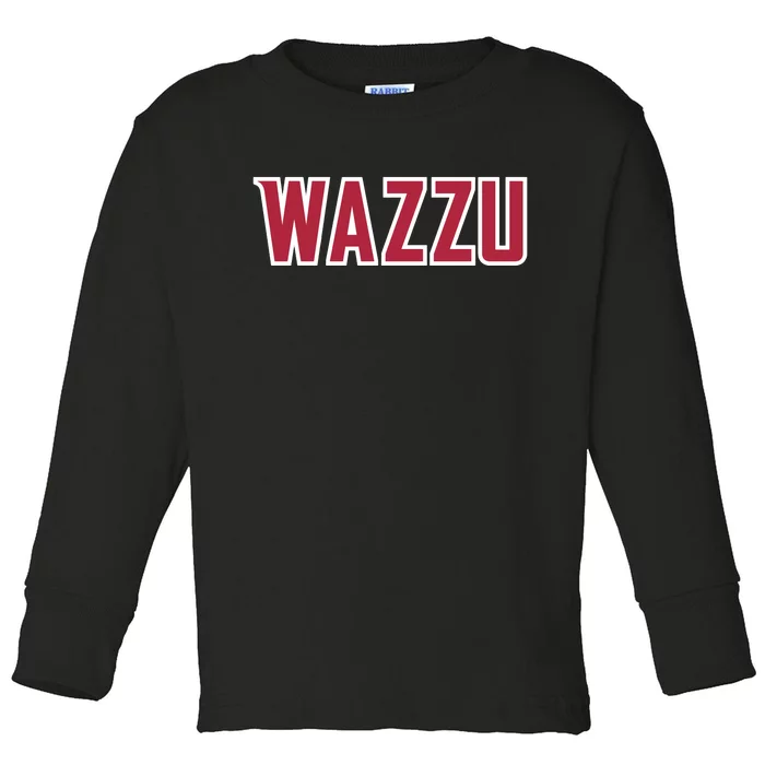 Wazzu Toddler Long Sleeve Shirt