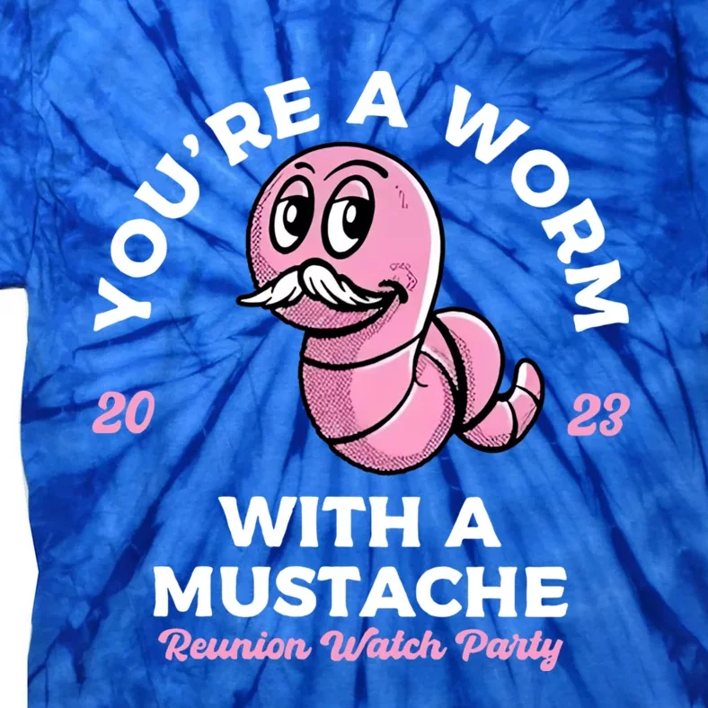 Worm With A Mustache James Tom Ariana Reality Tie-Dye T-Shirt