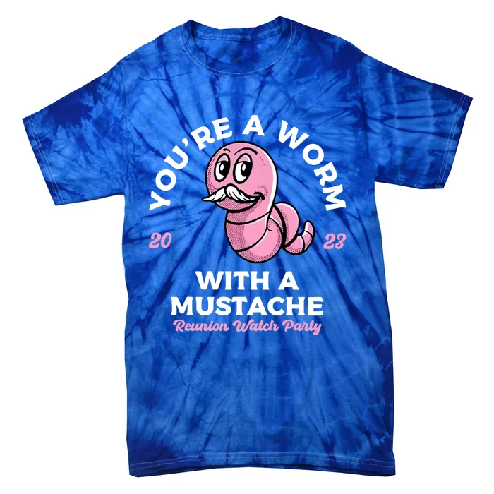 Worm With A Mustache James Tom Ariana Reality Tie-Dye T-Shirt