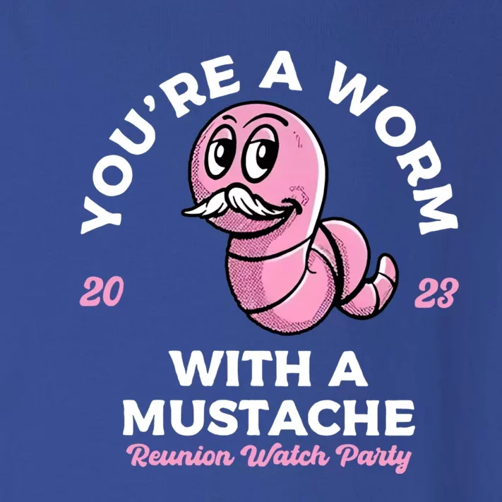 Worm With A Mustache James Tom Ariana Reality Toddler Long Sleeve Shirt