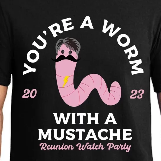 Worm With A Mustache James Tom Ariana Reality Pajama Set