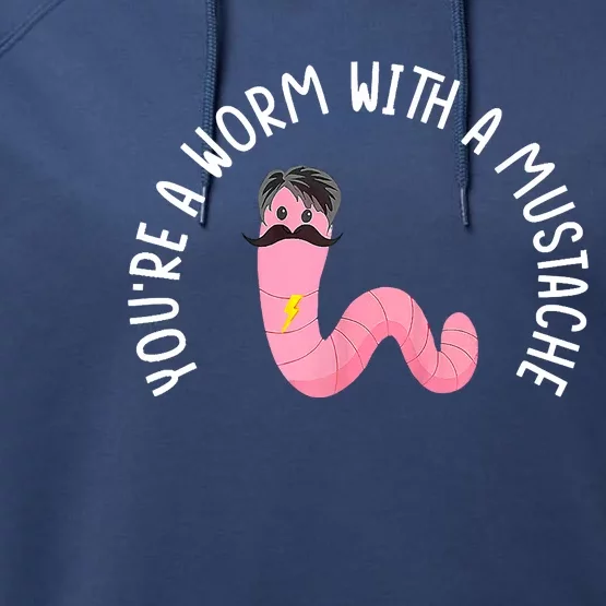 Worm With A Mustache James Tom Ariana Reality Funny Matching Performance Fleece Hoodie