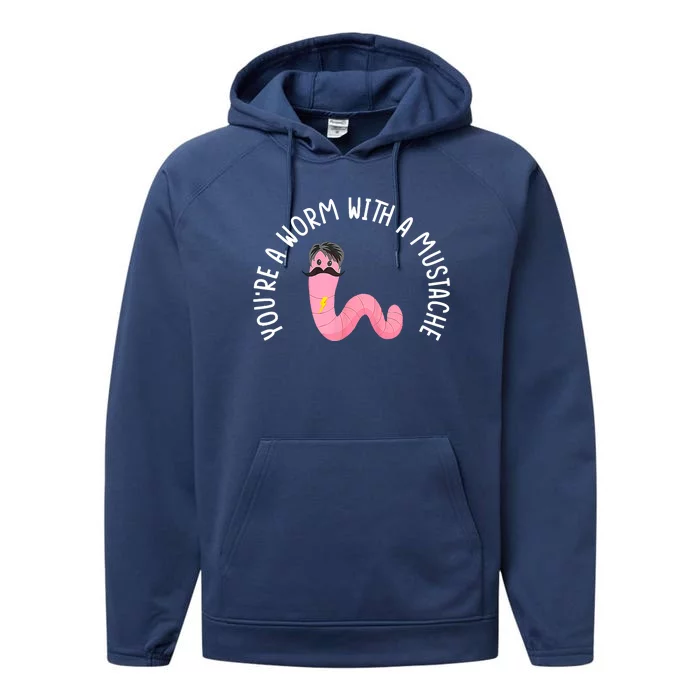 Worm With A Mustache James Tom Ariana Reality Funny Matching Performance Fleece Hoodie