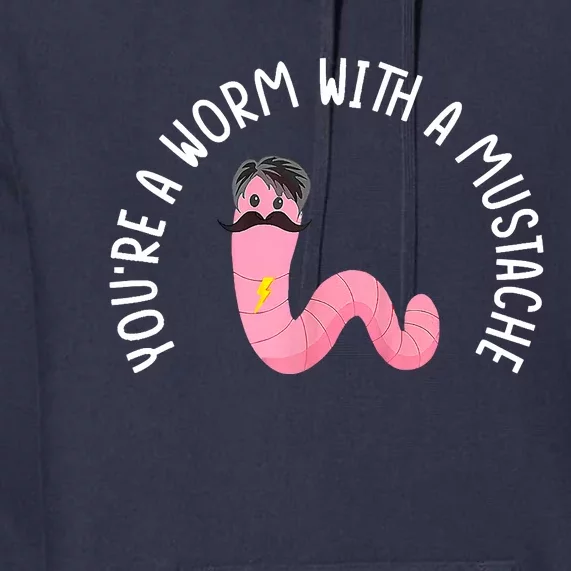 Worm With A Mustache James Tom Ariana Reality Funny Matching Premium Hoodie