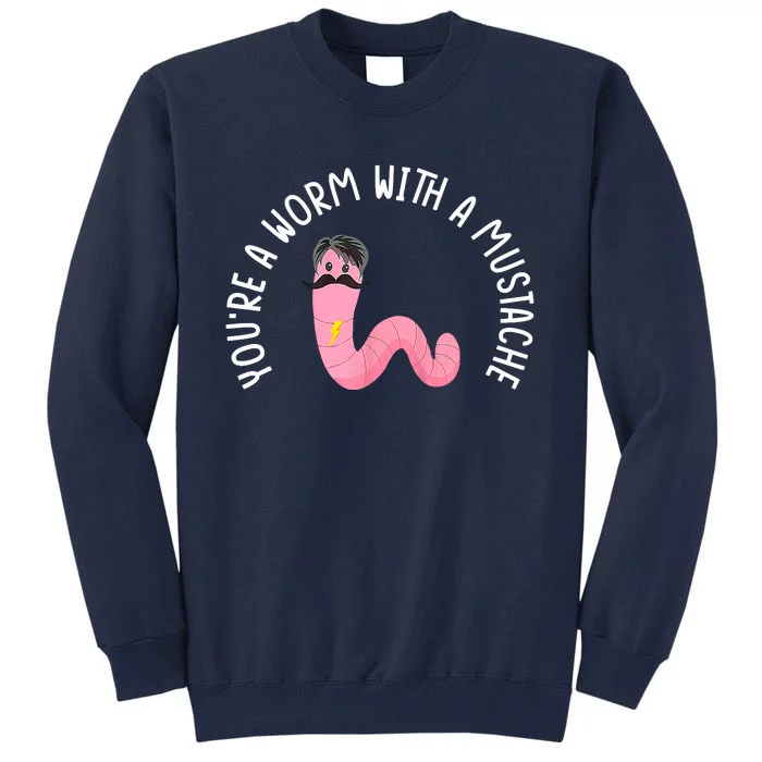 Worm With A Mustache James Tom Ariana Reality Funny Matching Tall Sweatshirt