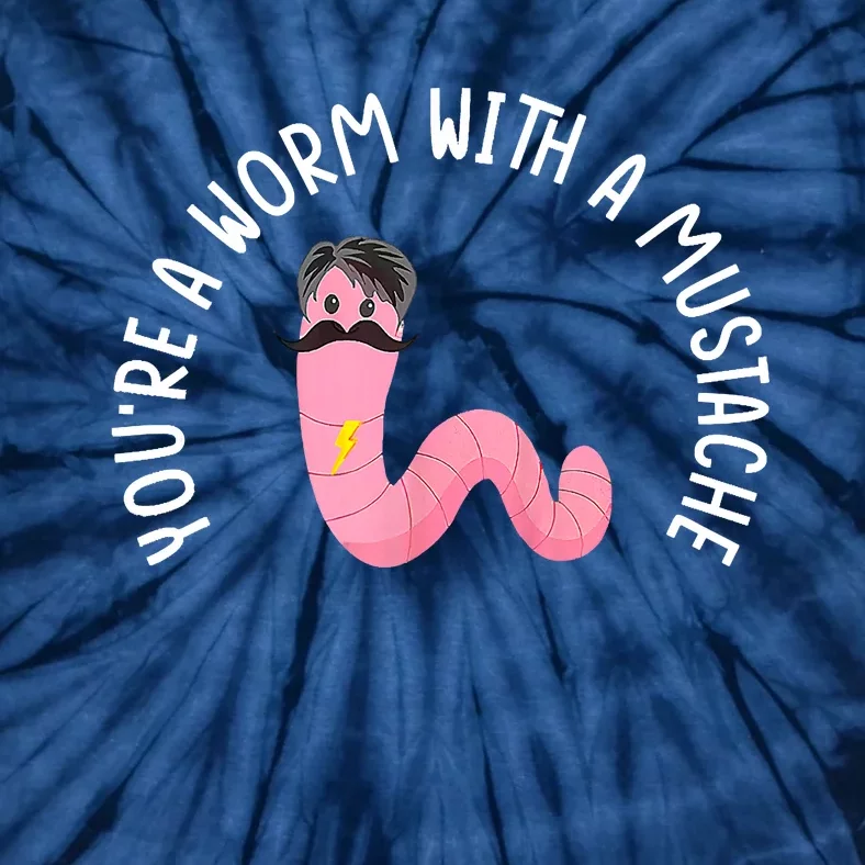 Worm With A Mustache James Tom Ariana Reality Funny Matching Tie-Dye T-Shirt