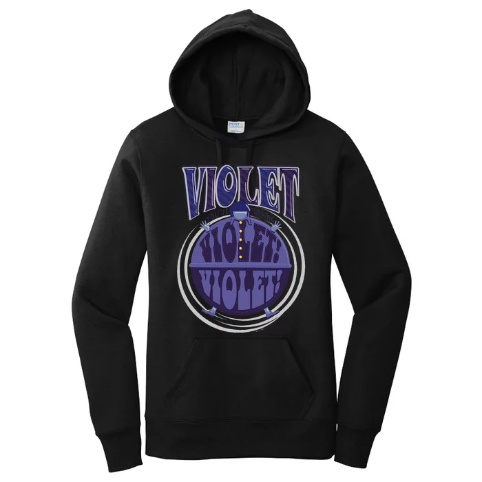 W.Illy Wonka And The Chocolate Factory Violet Blueberry Women's Pullover Hoodie