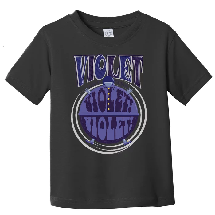 W.Illy Wonka And The Chocolate Factory Violet Blueberry Toddler T-Shirt