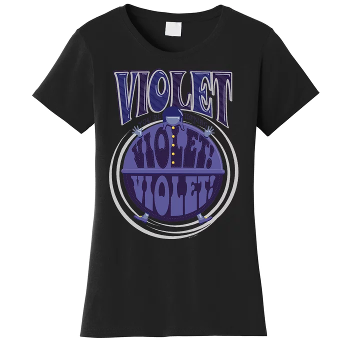 W.Illy Wonka And The Chocolate Factory Violet Blueberry Women's T-Shirt