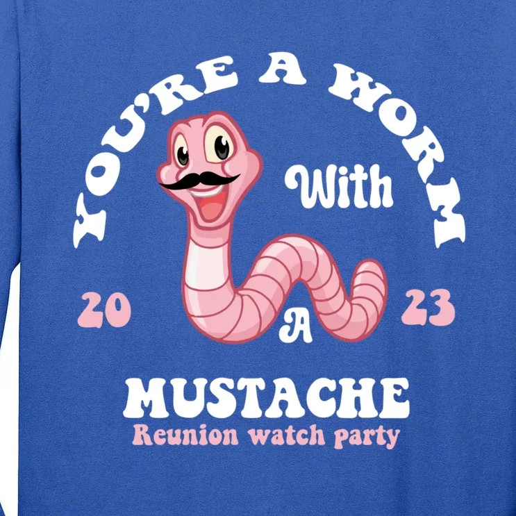 Worm With A Mustache James Tom Ariana Reality Tall Long Sleeve T-Shirt