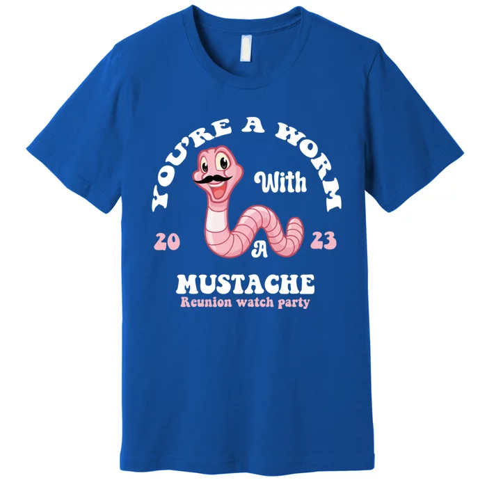 Worm With A Mustache James Tom Ariana Reality Premium T-Shirt