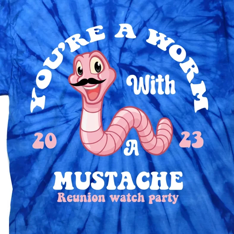 Worm With A Mustache James Tom Ariana Reality Tie-Dye T-Shirt