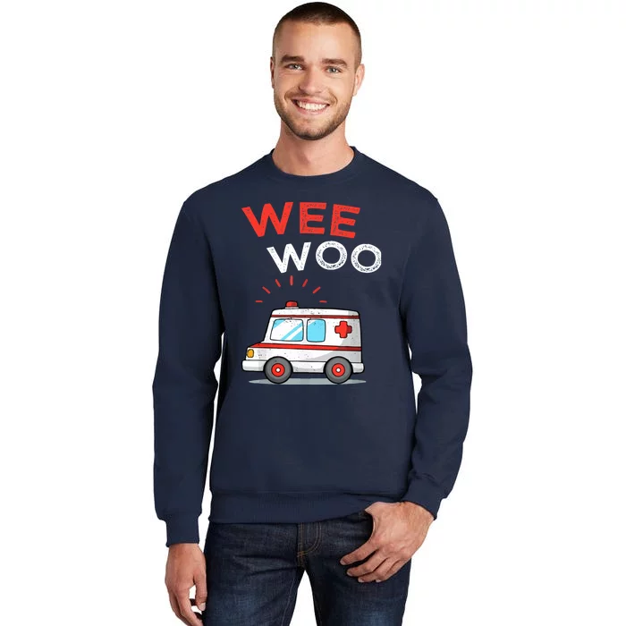 Wee Woo Ambulance Amr Funny Ems Emt Paramedic Sweatshirt