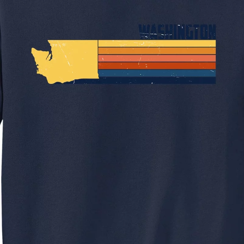 Retro Vintage Washington Tall Sweatshirt