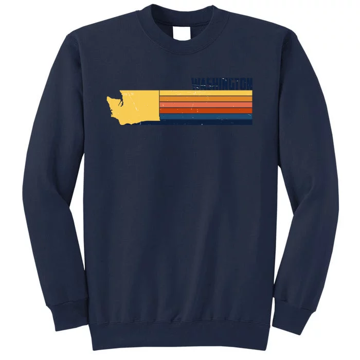 Retro Vintage Washington Tall Sweatshirt