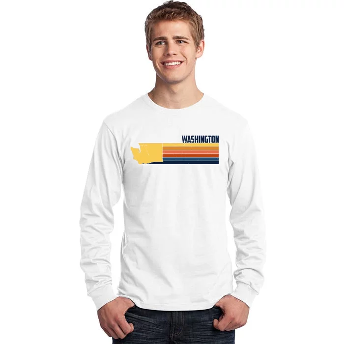 Retro Vintage Washington Tall Long Sleeve T-Shirt