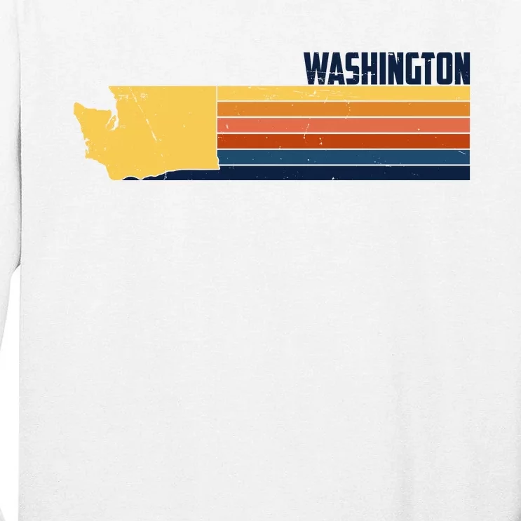 Retro Vintage Washington Tall Long Sleeve T-Shirt