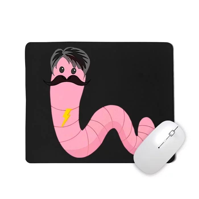 Worm With A Mustache James Tom Ariana Reality Mousepad