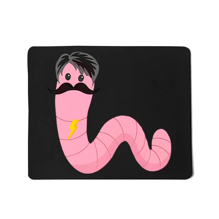 Worm With A Mustache James Tom Ariana Reality Mousepad