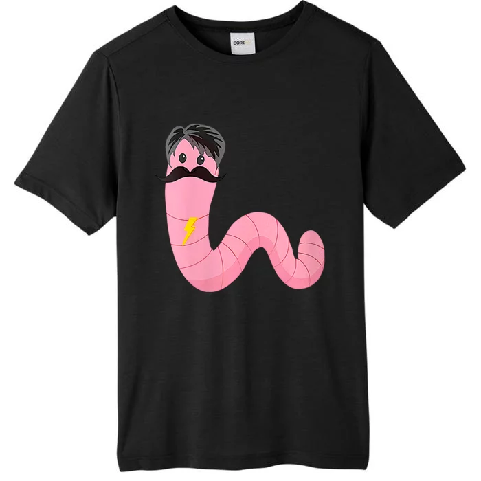 Worm With A Mustache James Tom Ariana Reality ChromaSoft Performance T-Shirt