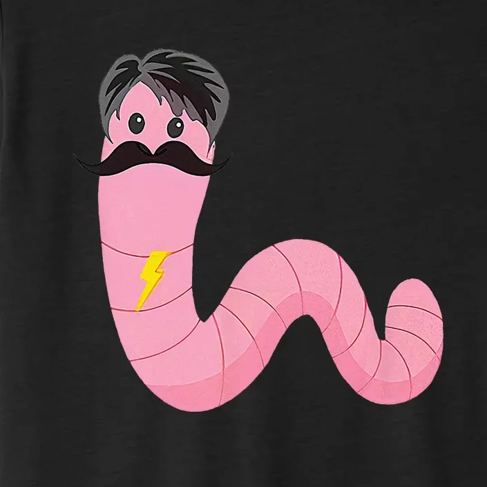 Worm With A Mustache James Tom Ariana Reality ChromaSoft Performance T-Shirt