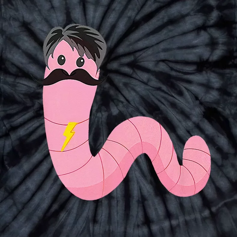 Worm With A Mustache James Tom Ariana Reality Tie-Dye T-Shirt