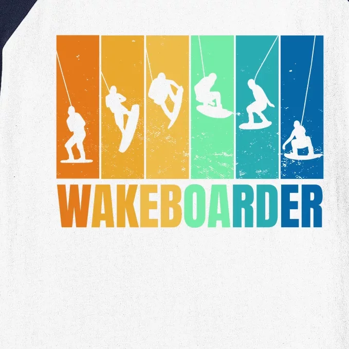 Wakeboarder Baseball Sleeve Shirt